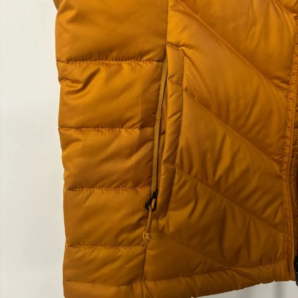 NWT The North Face Womens Alpz 2.0 Down Vest SMALL Citrine Yellow Orange Pumpkin - Picture 11 of 16